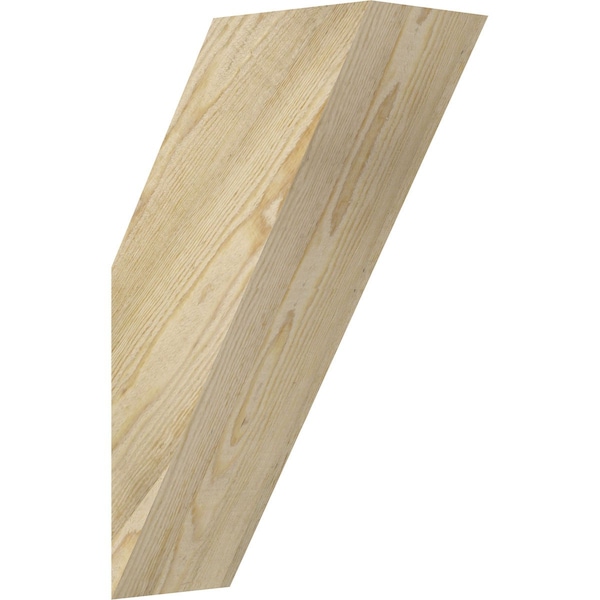 Ekena Millwork 6"W x 12"D x 20"H Traditional Rough Sawn Knee Brace, Douglas Fir BRC06X12X20TRA00RDF - main
